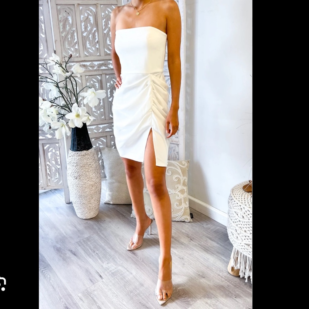 Amanda Uprichard NWT White Mohan dress